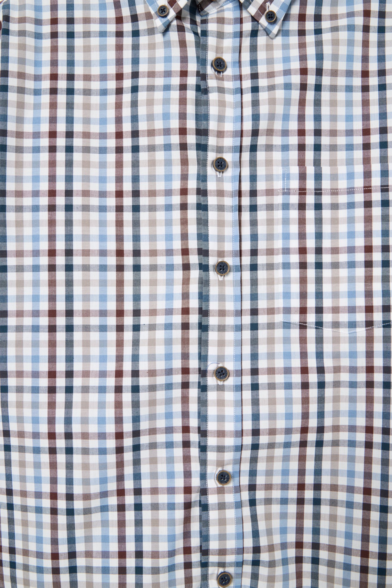 Camisa regular fit a cuadros