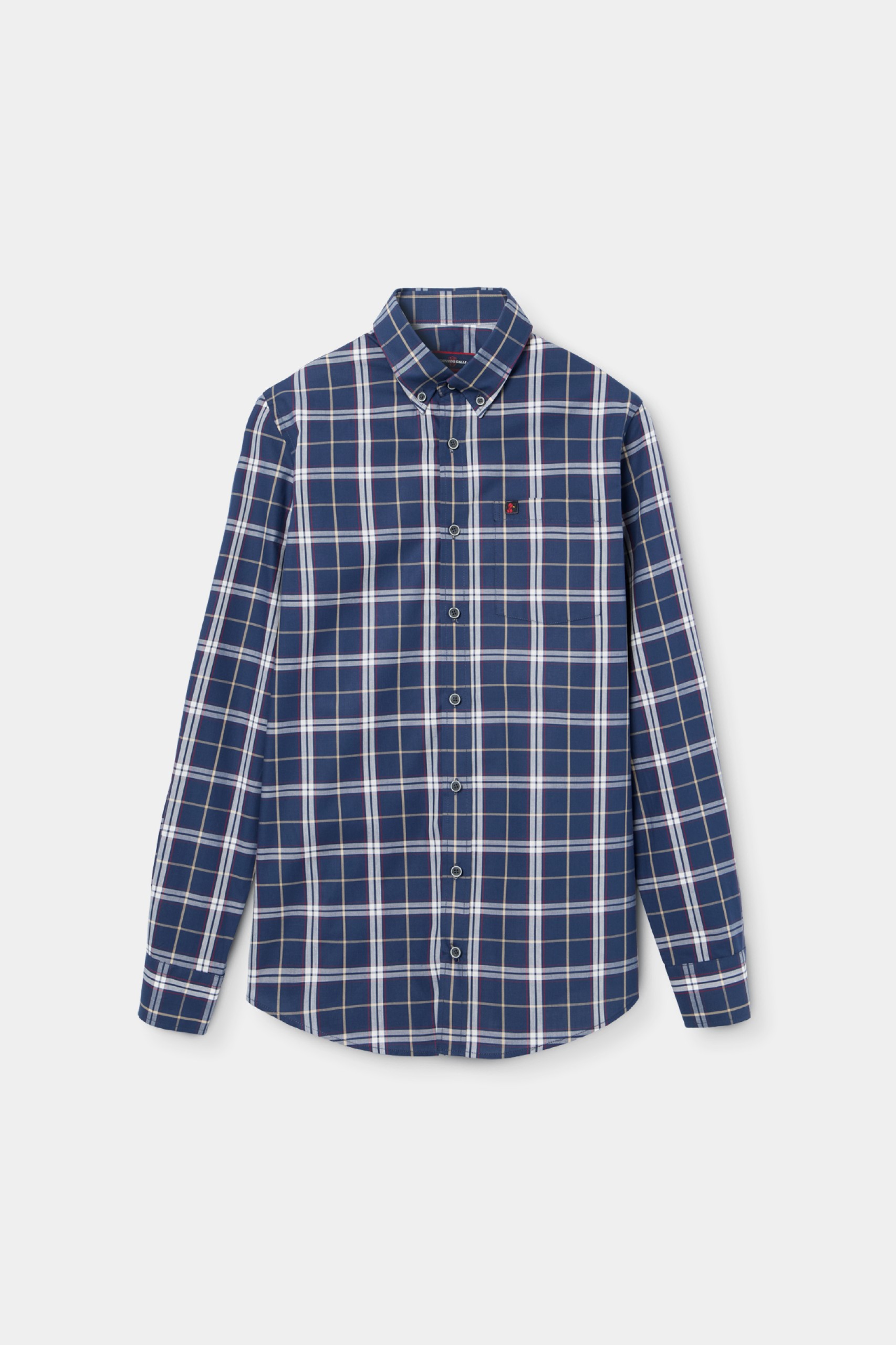 Camisa regular fit a cuadros