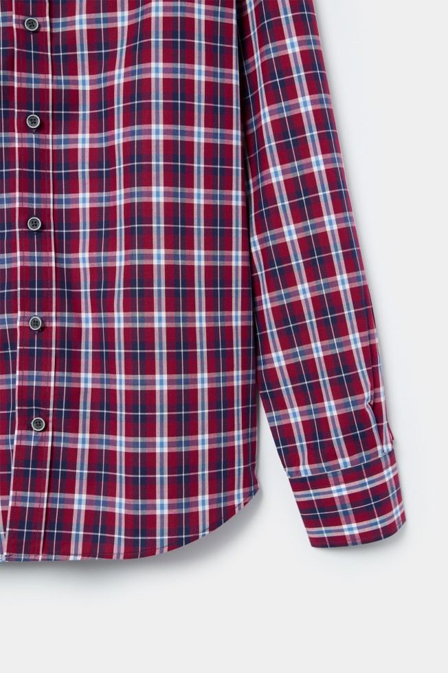 Camisa xadrez slim fit