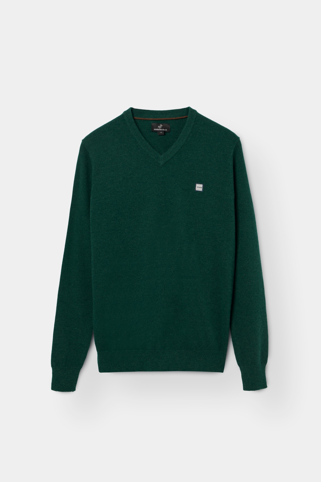 Pullover com decote em V 