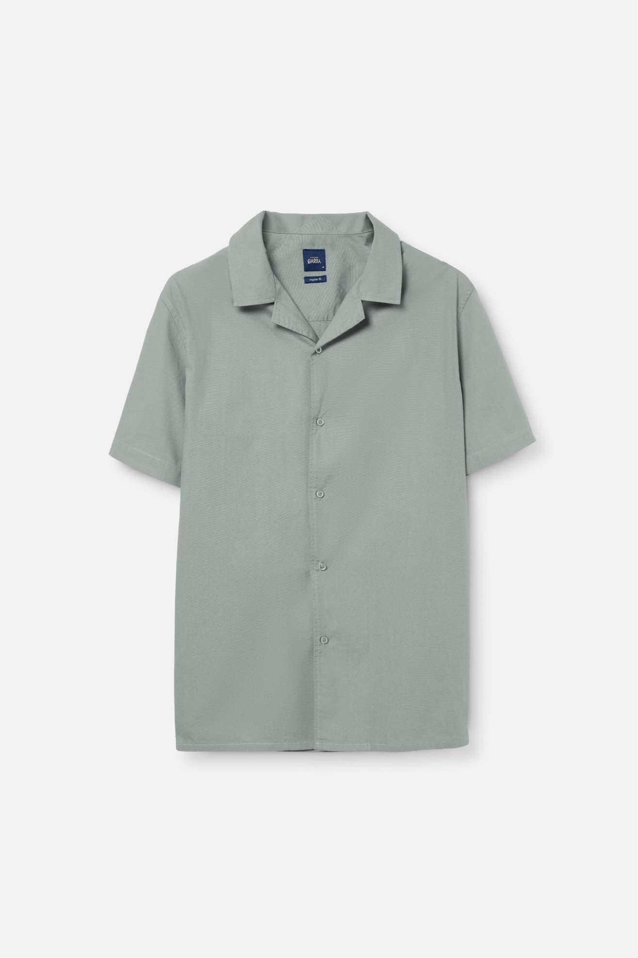 Camisa de manga corta y corte regular