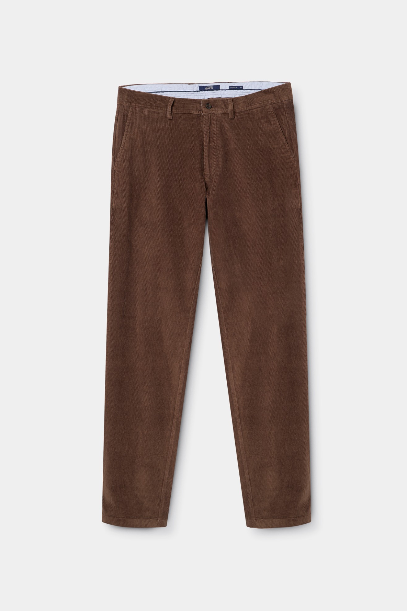 Pantalones chinos de corte regular en pana