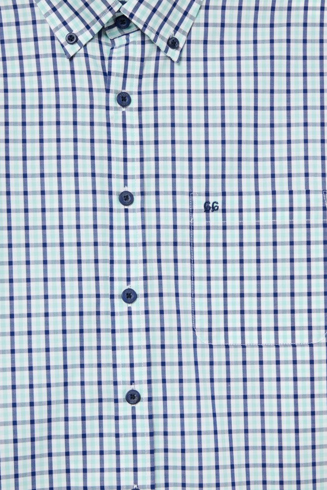 Camisa regular fit a cuadros Camisa regular fit a cuadros