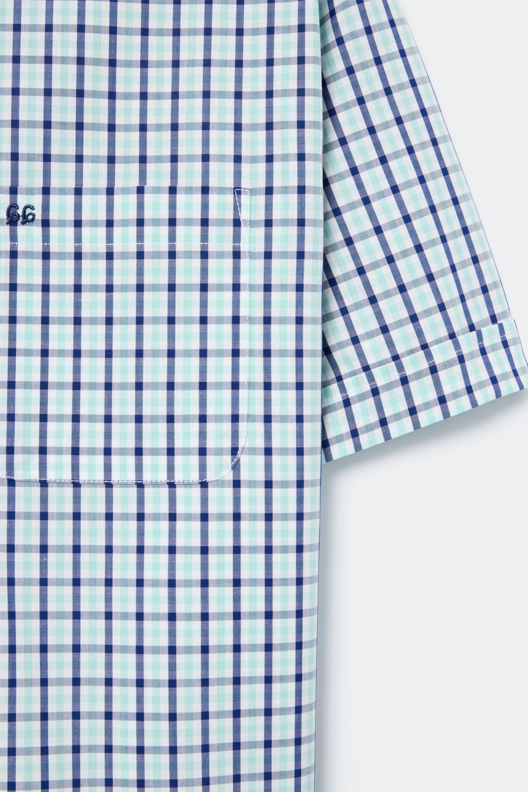 Camisa regular fit a cuadros