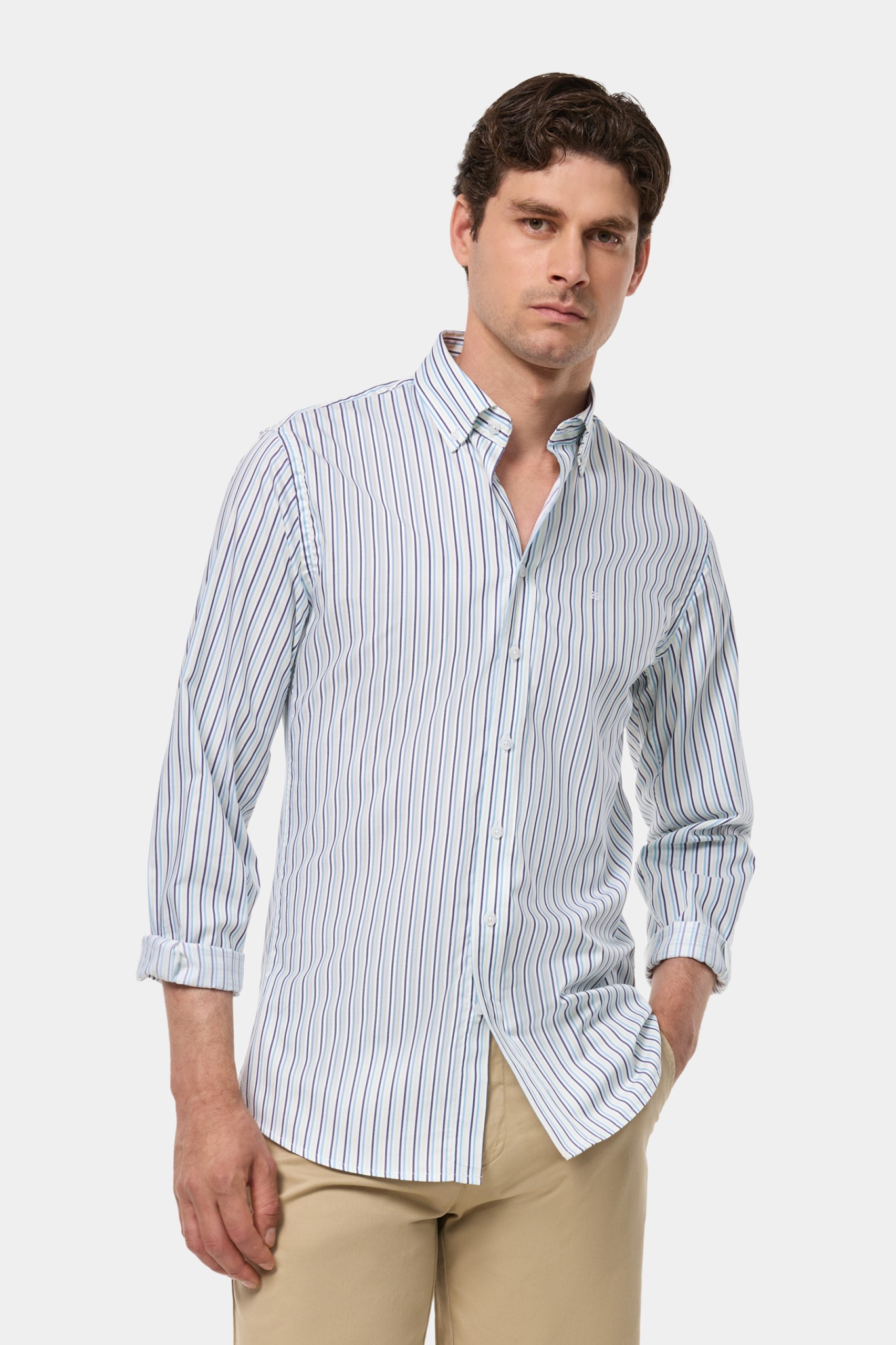 Camisa de rayas regular fit