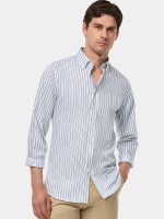 Camisa s riscas regular fit