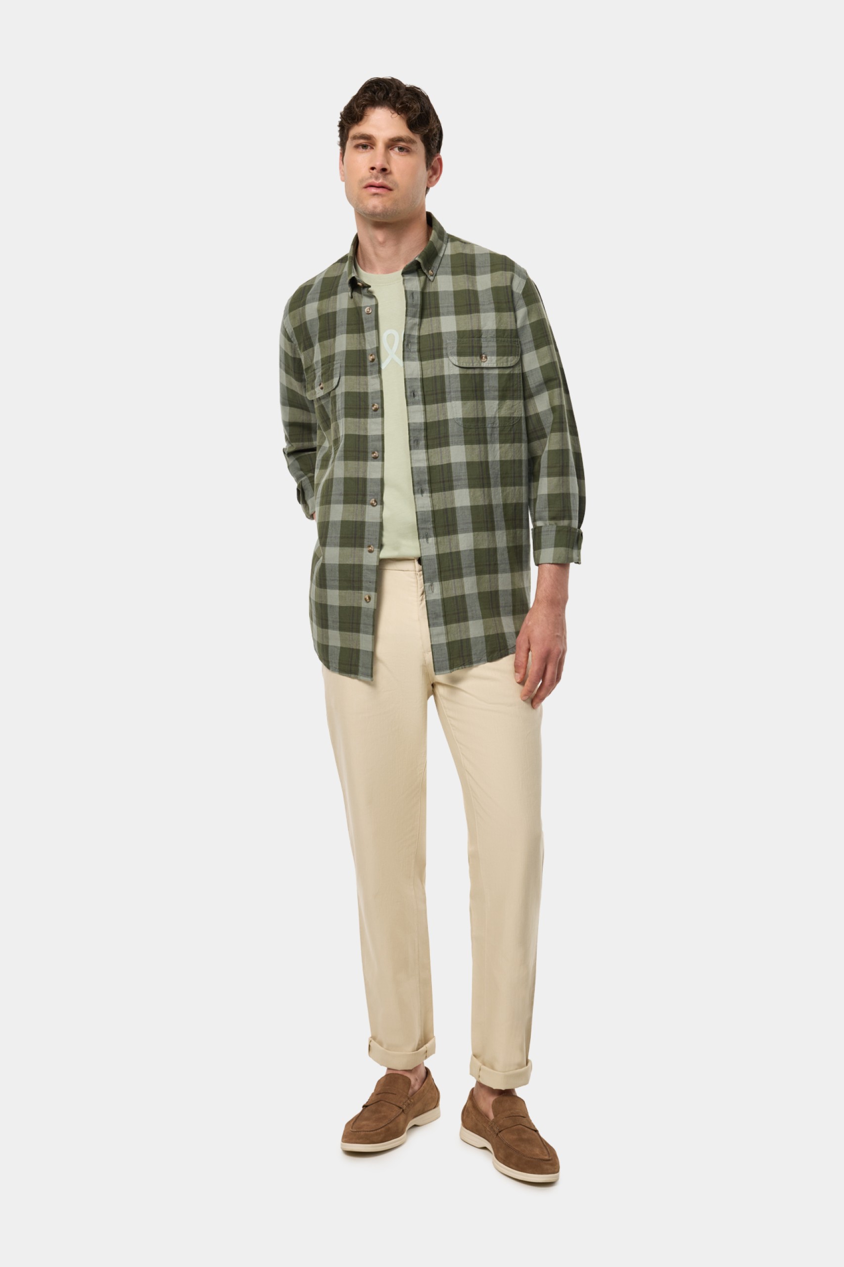 Camisa de cuadros slim fit