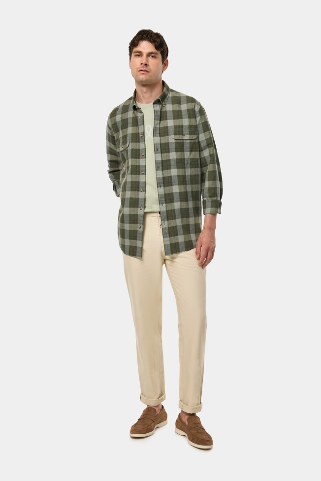 Camisa xadrez slim fit Camisa xadrez slim fit