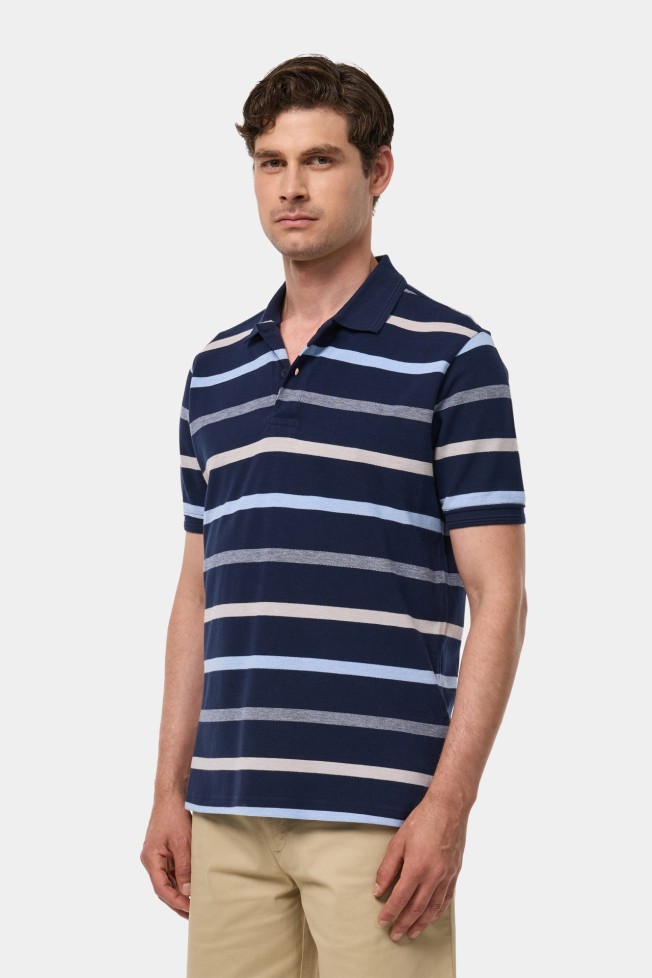 Polo às riscas Polo às riscas