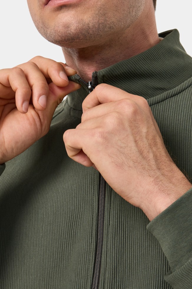Chaqueta de punto acanalado Chaqueta de punto acanalado