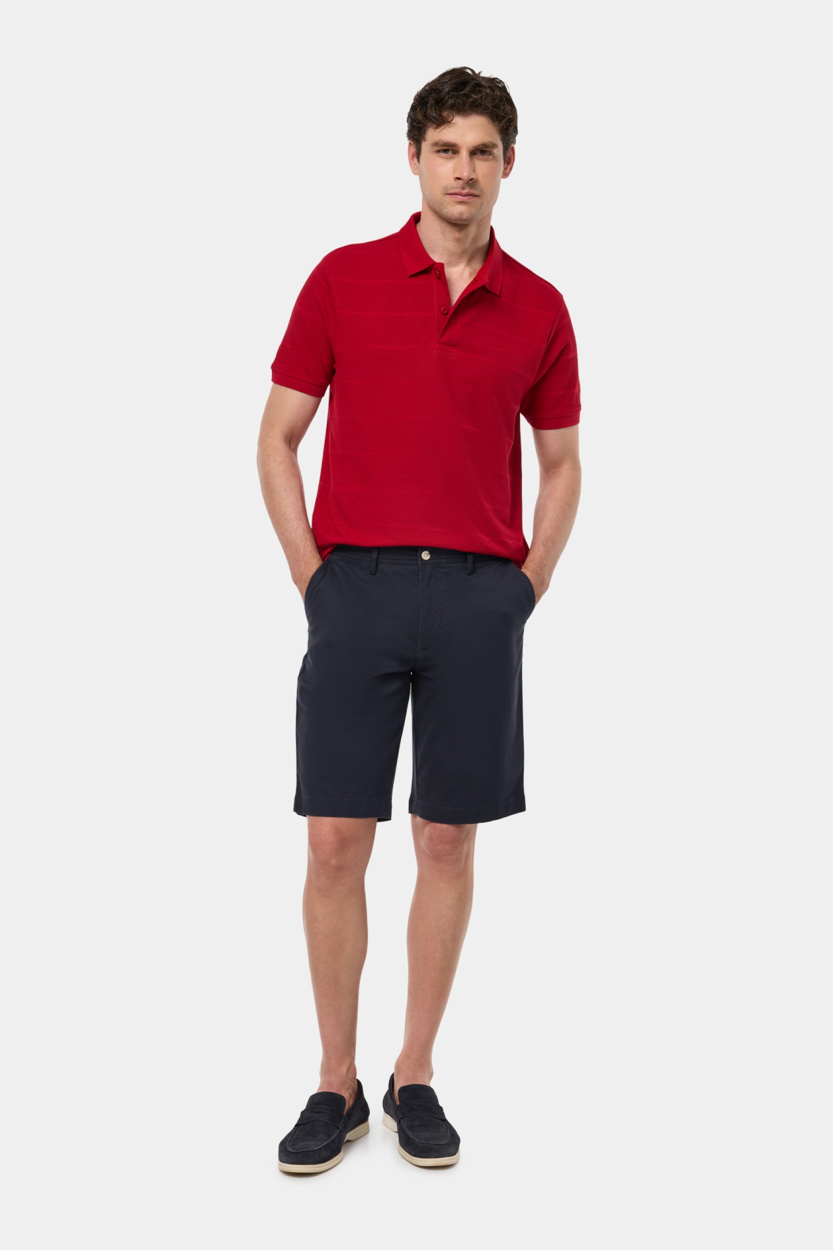 Pantalones cortos chinos regular fit