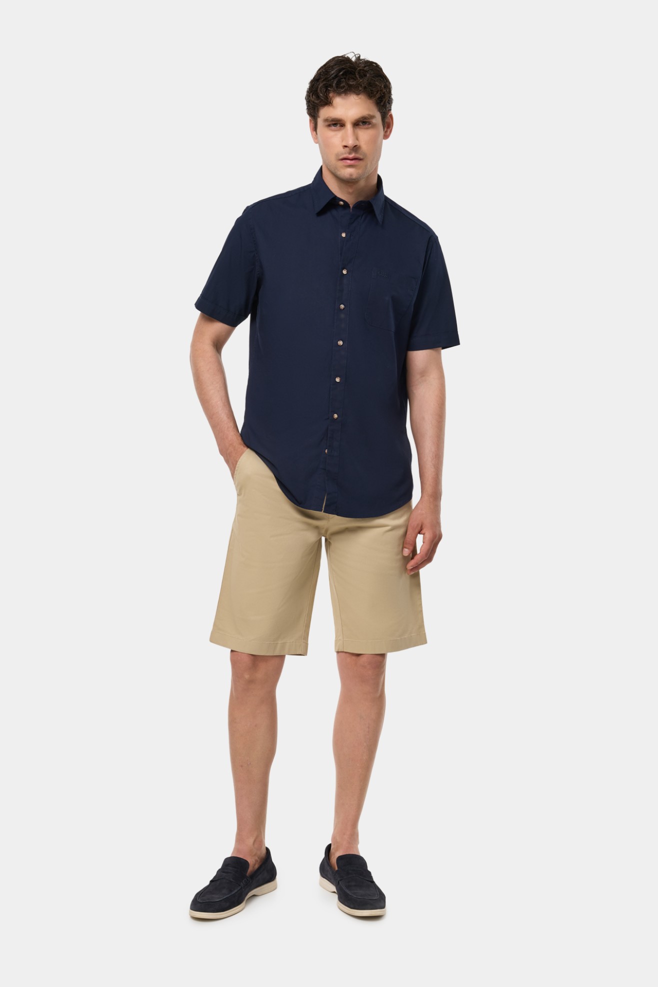 Camisa manga curta regular fit