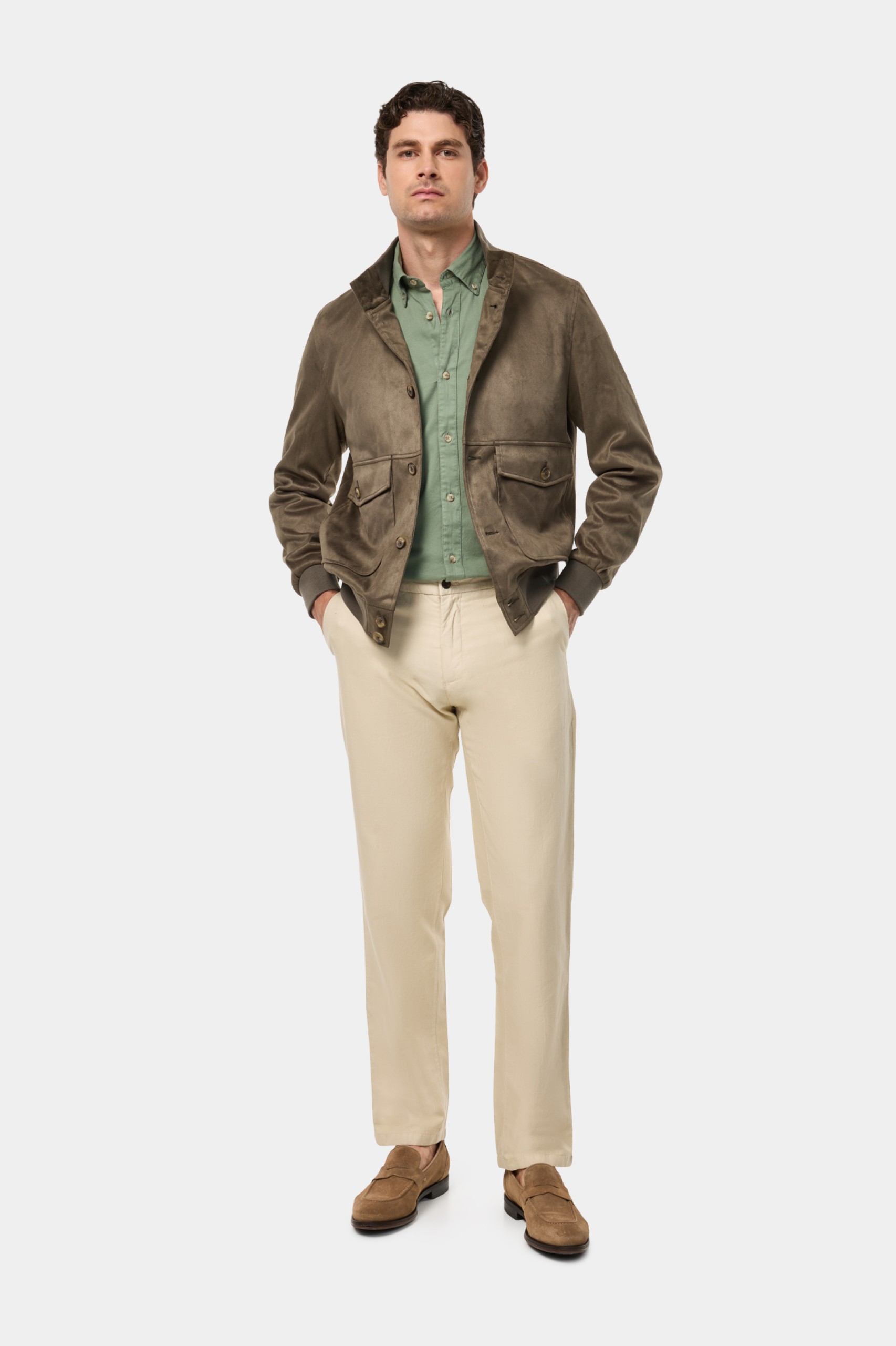 Chaqueta de corte regular