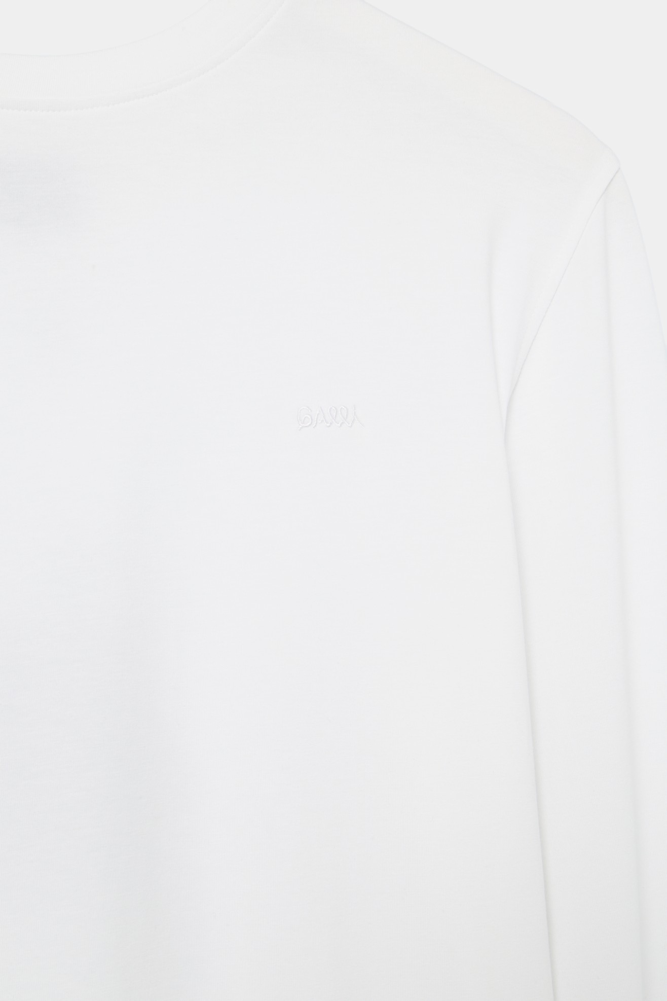 T-shirt manga comprida em algodo premium