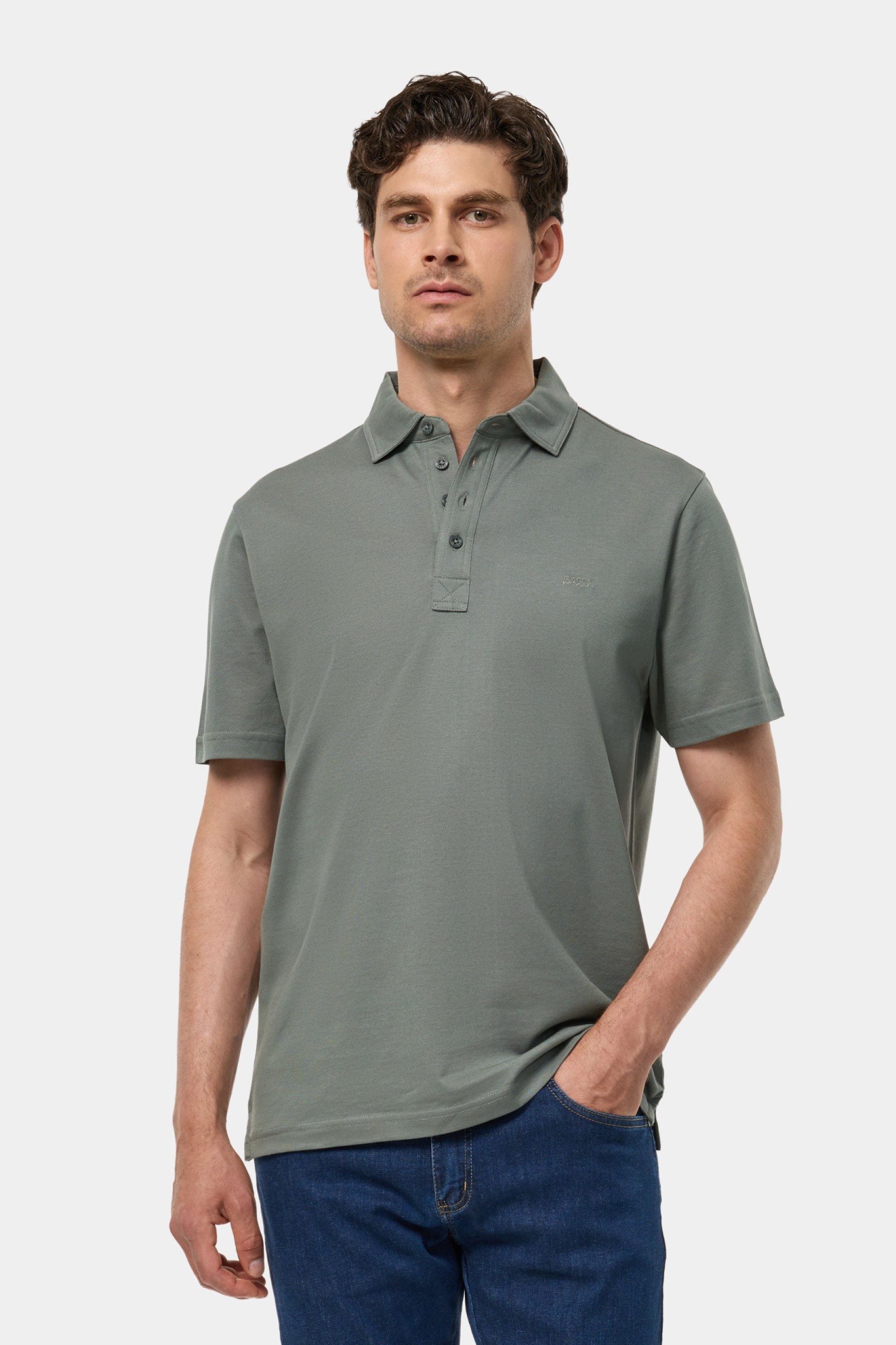 Polo de piqué de algodón