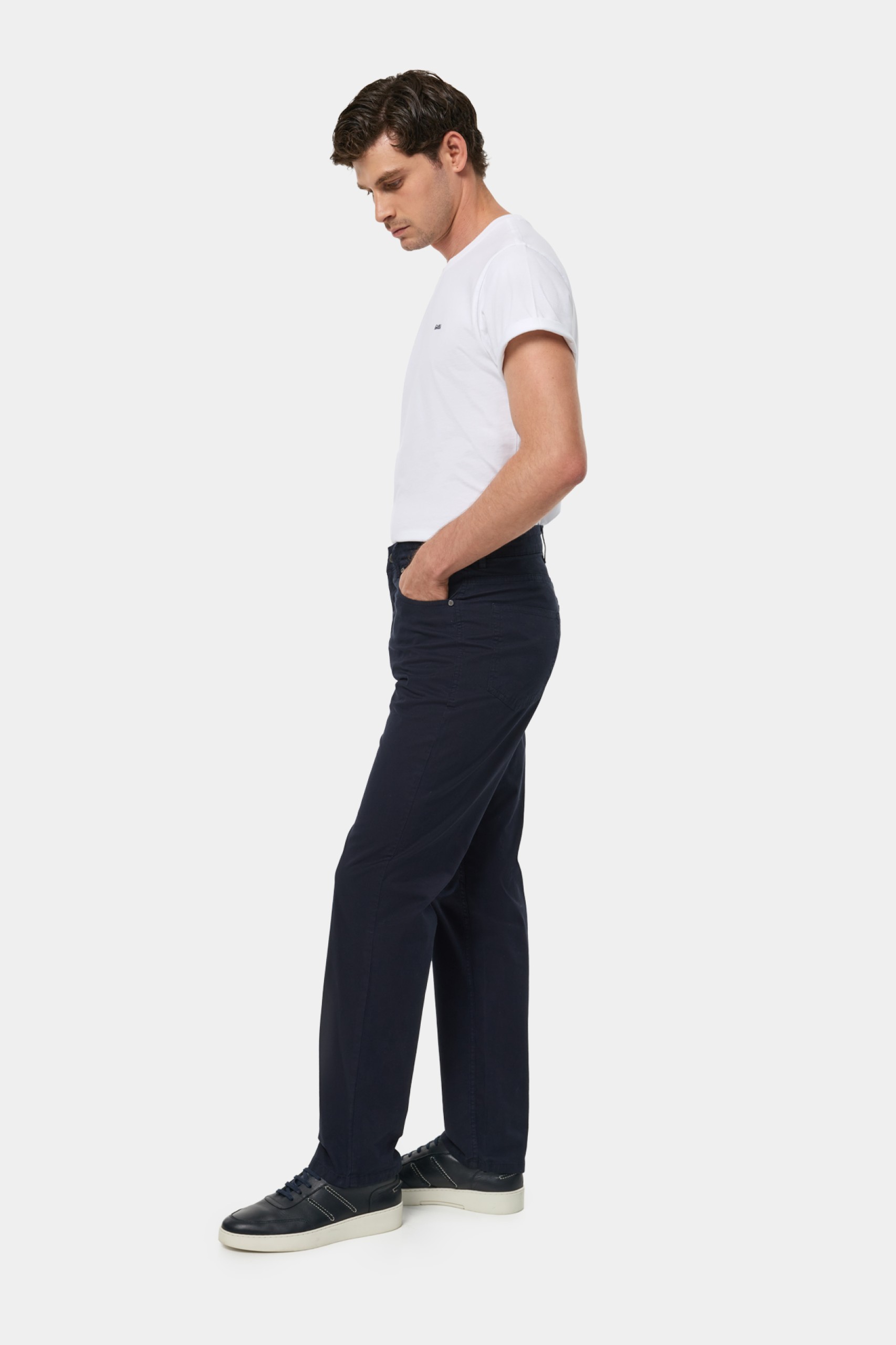 Pantalón de sarga regular fit
