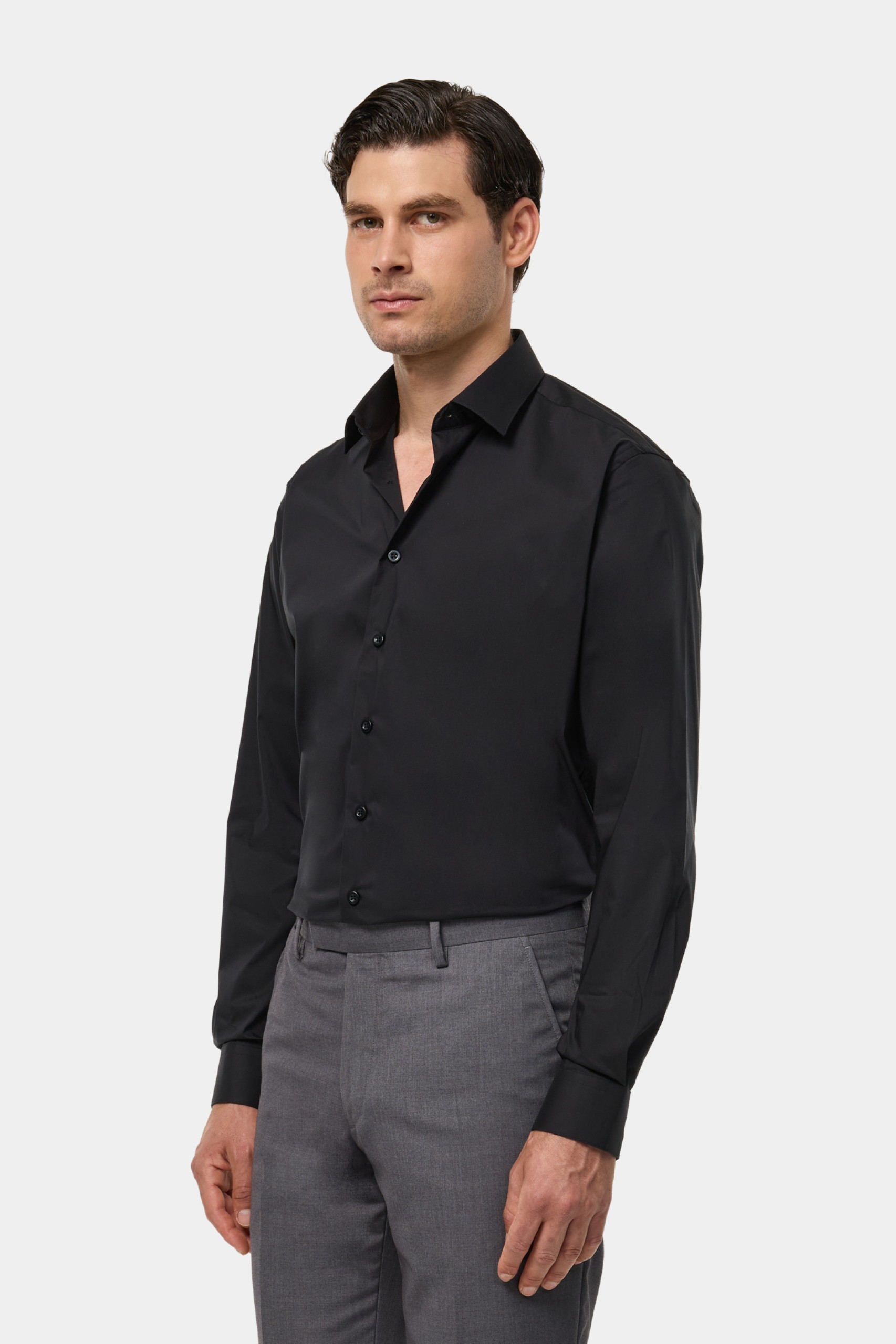 Camisa clássica de corte justo