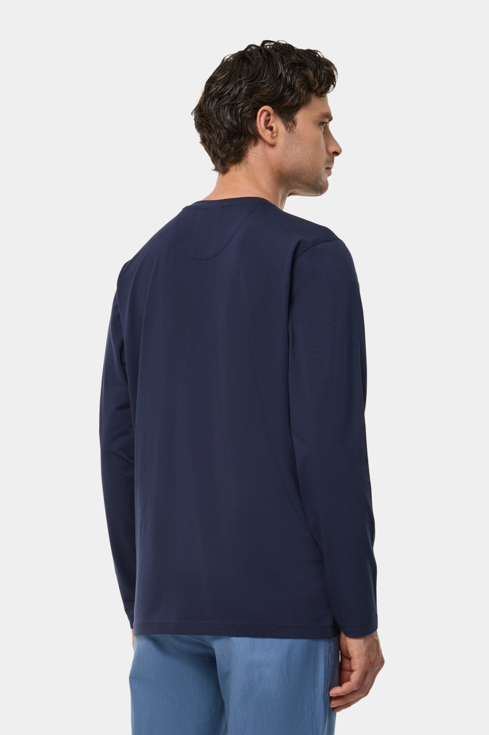 Camiseta de manga larga de algodón premium