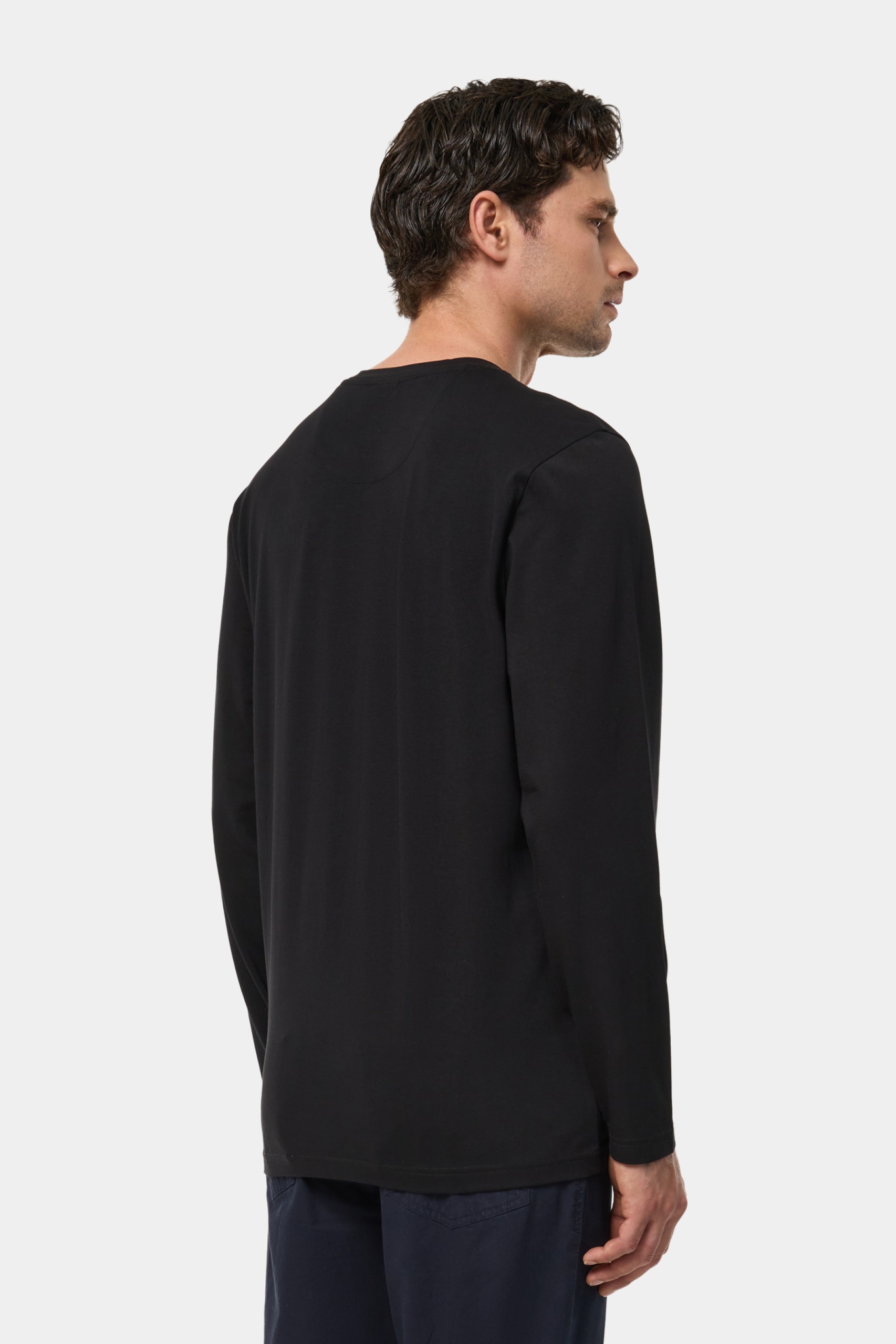 Camiseta de manga larga de algodón premium