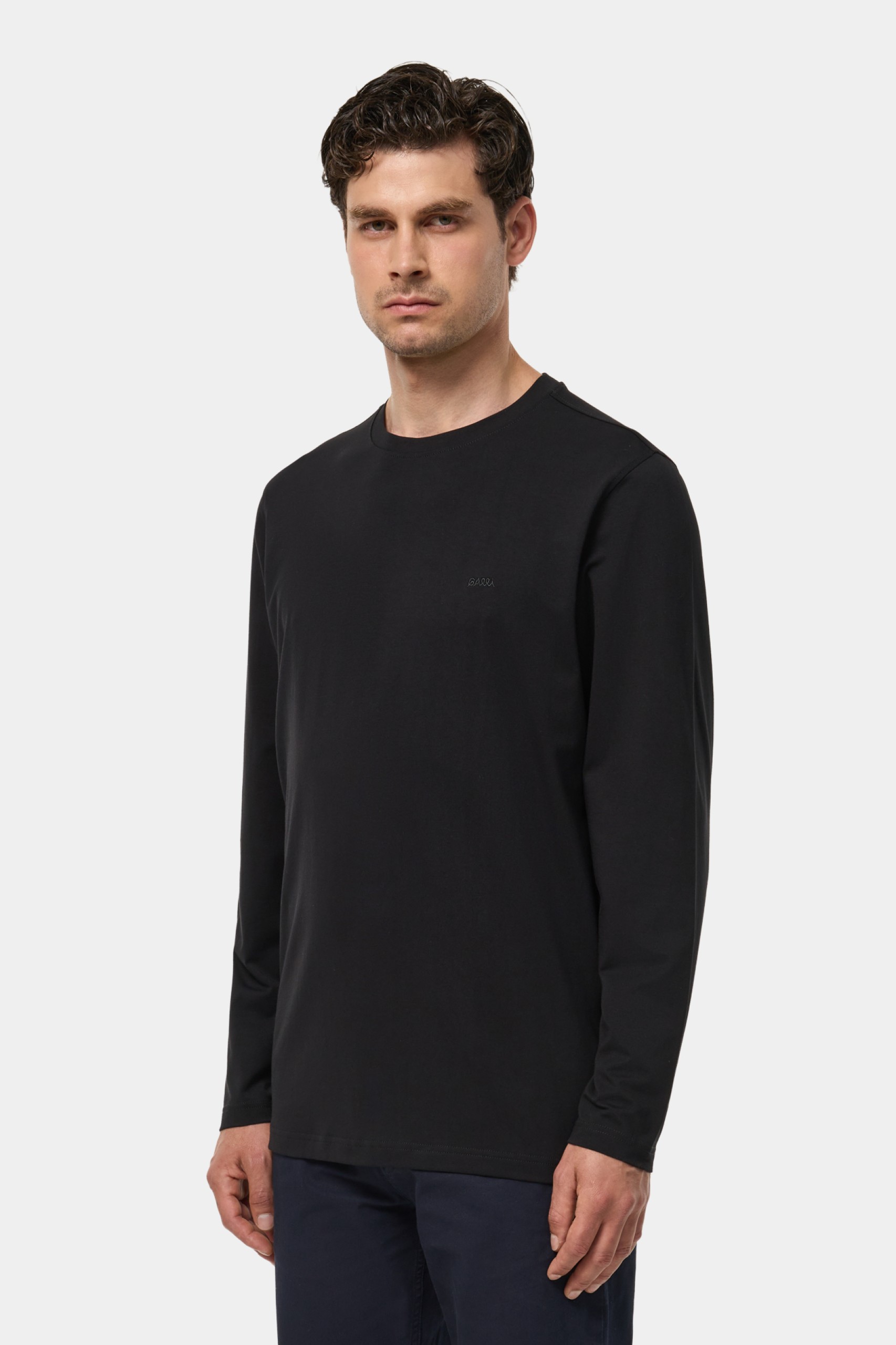 Camiseta de manga larga de algodón premium