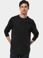 T-shirt manga comprida em algodo premium