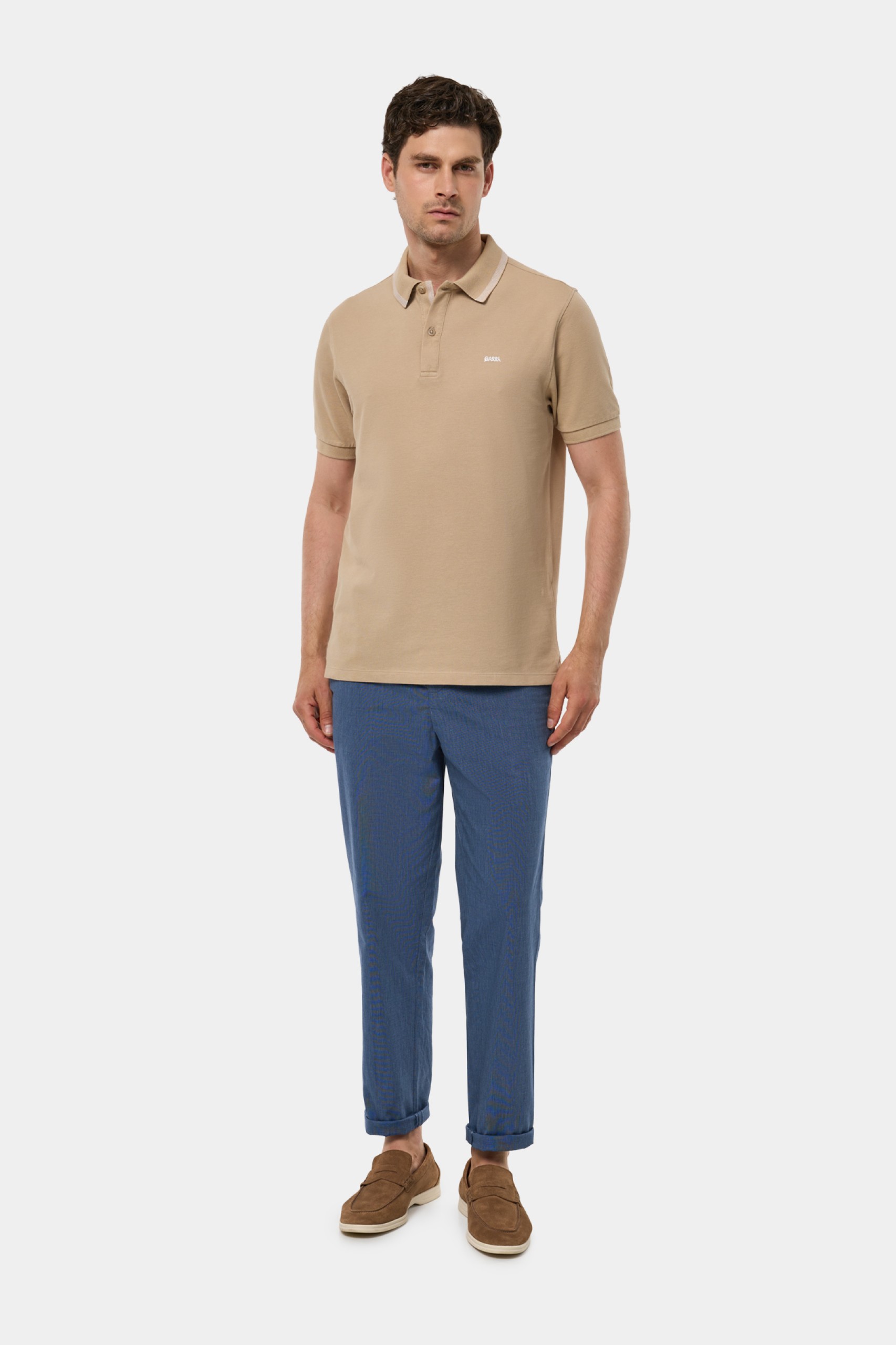 Polo de piqué de algodón