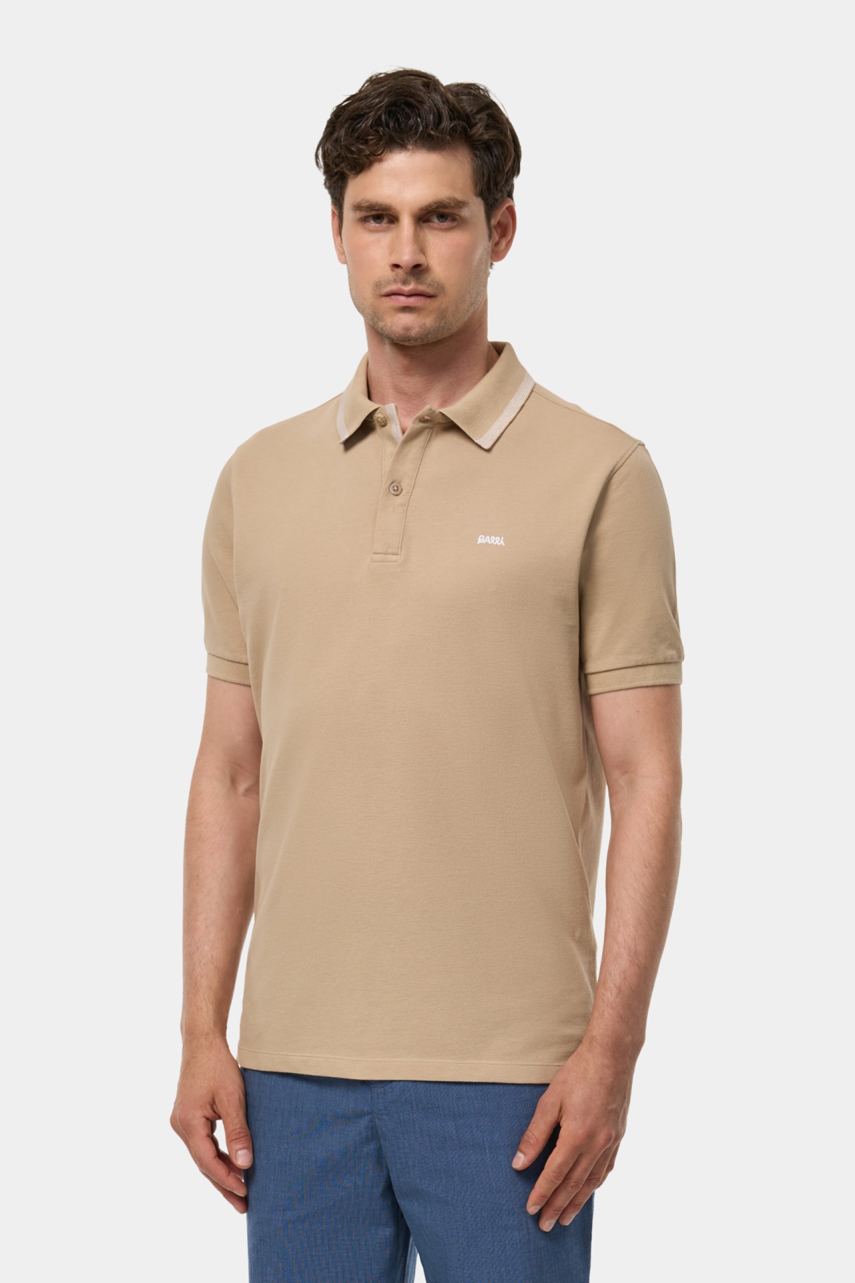 Polo de piqué de algodón