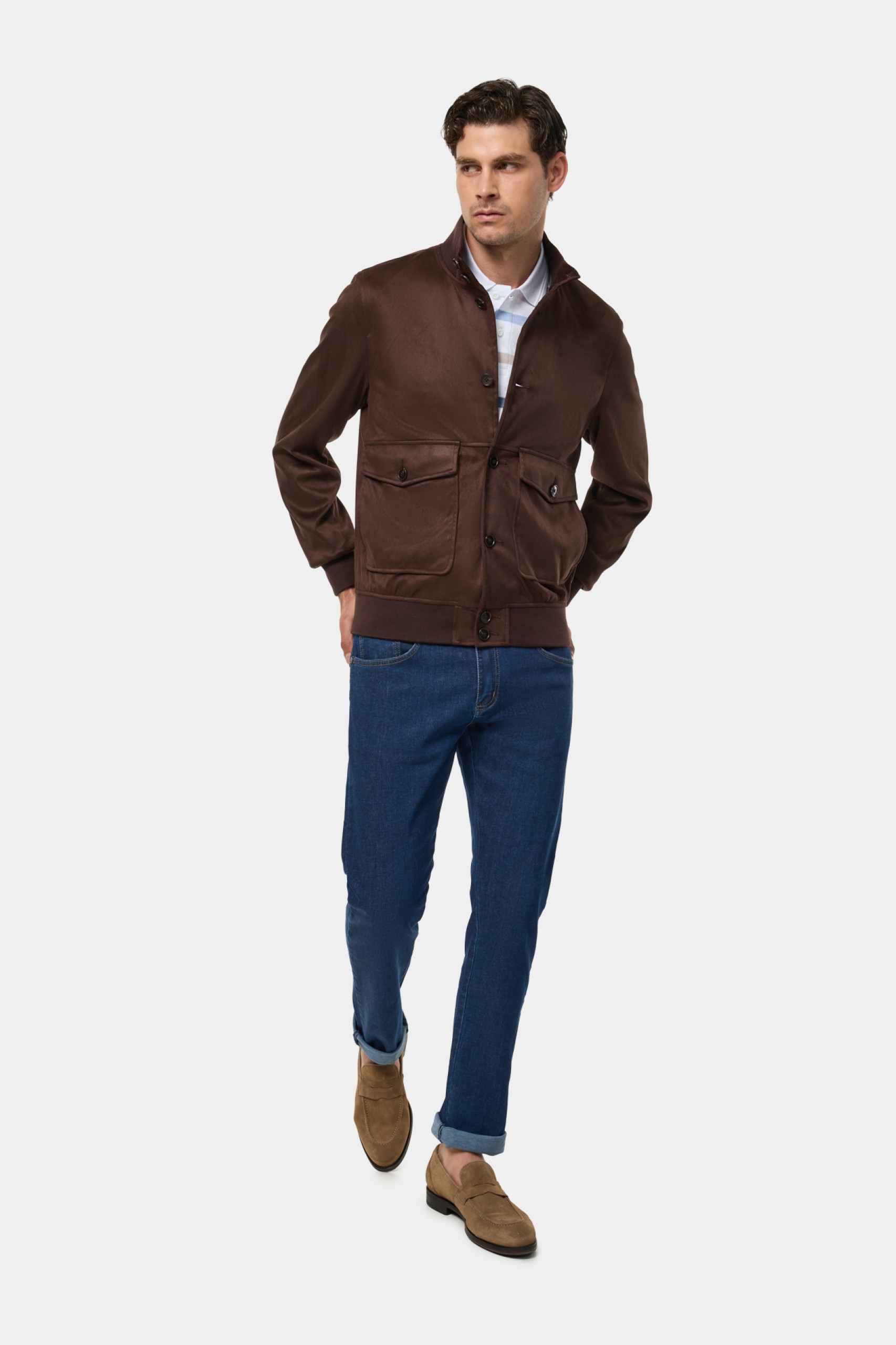 Chaqueta de corte regular