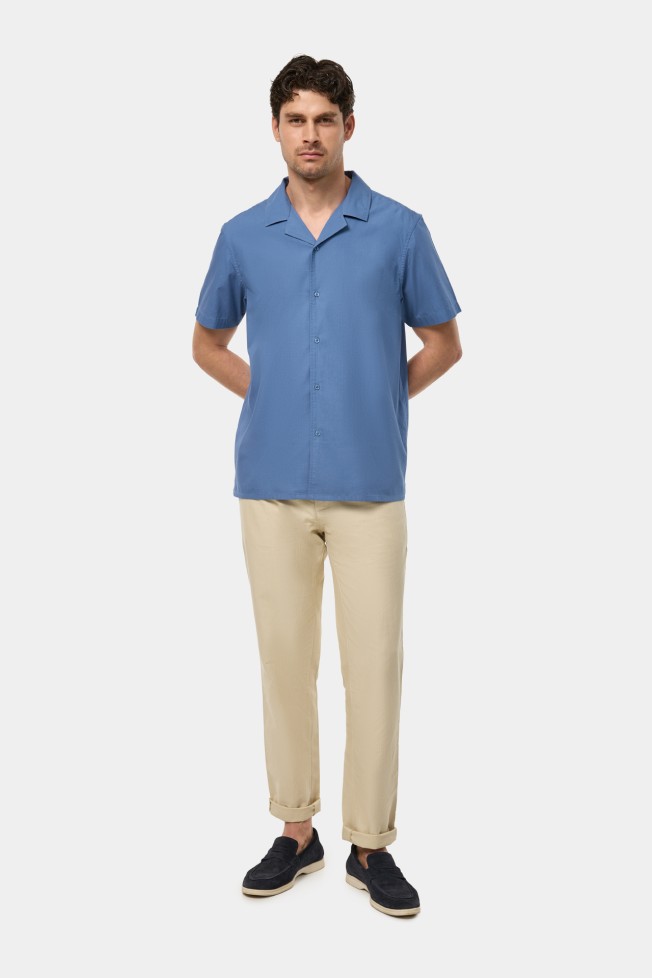 Camisa manga curta regular fit