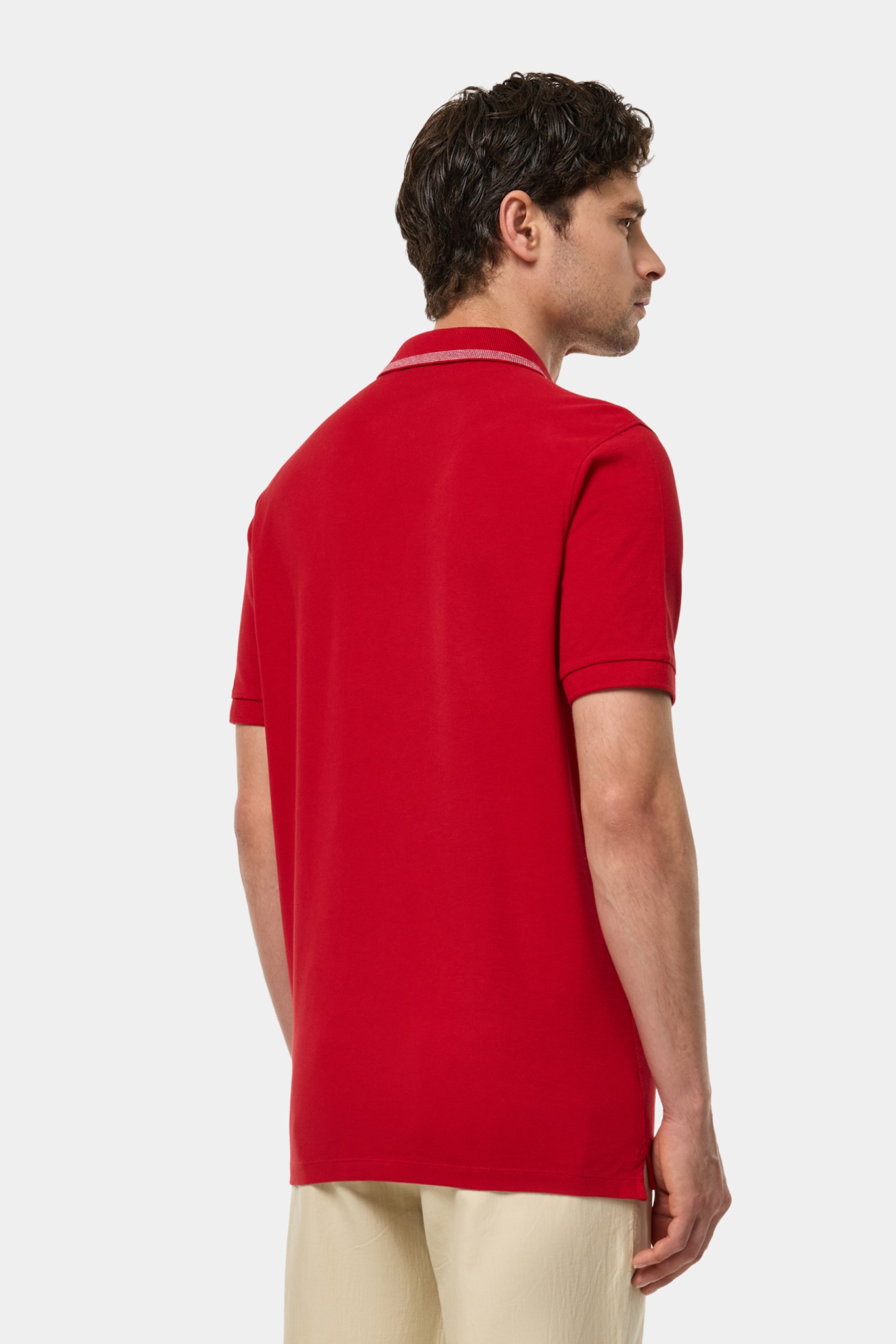 Polo piqué em algodão