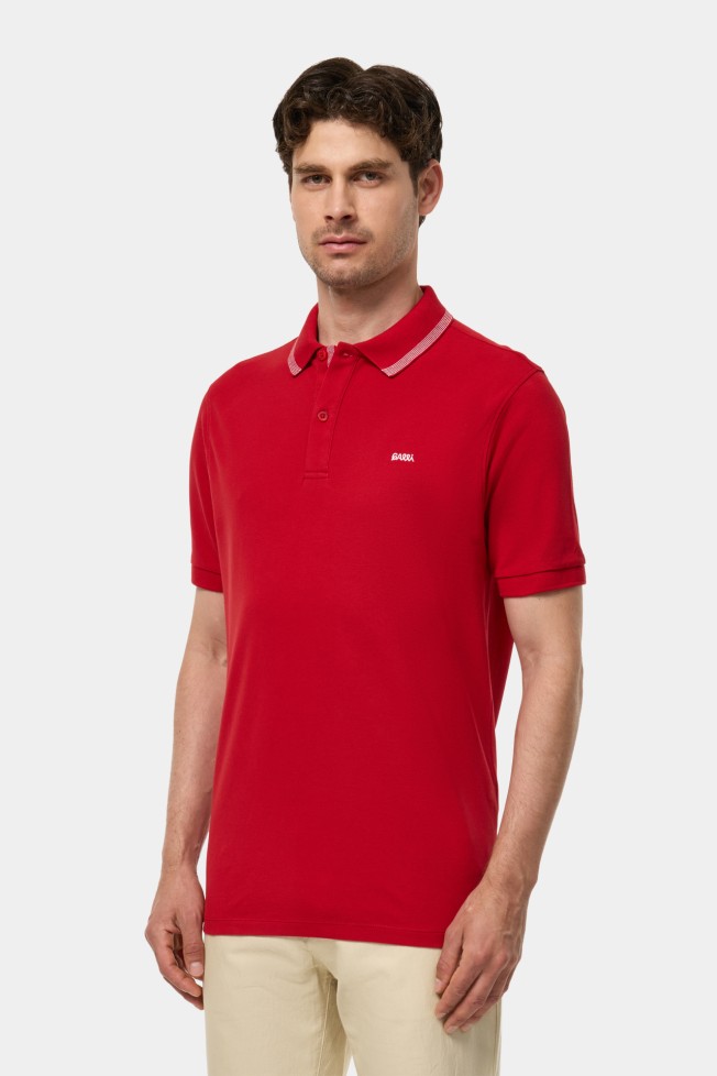 Polo piqué em algodão Polo piqué em algodão