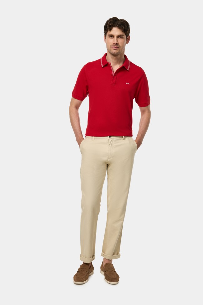 Polo piqué em algodão Polo piqué em algodão