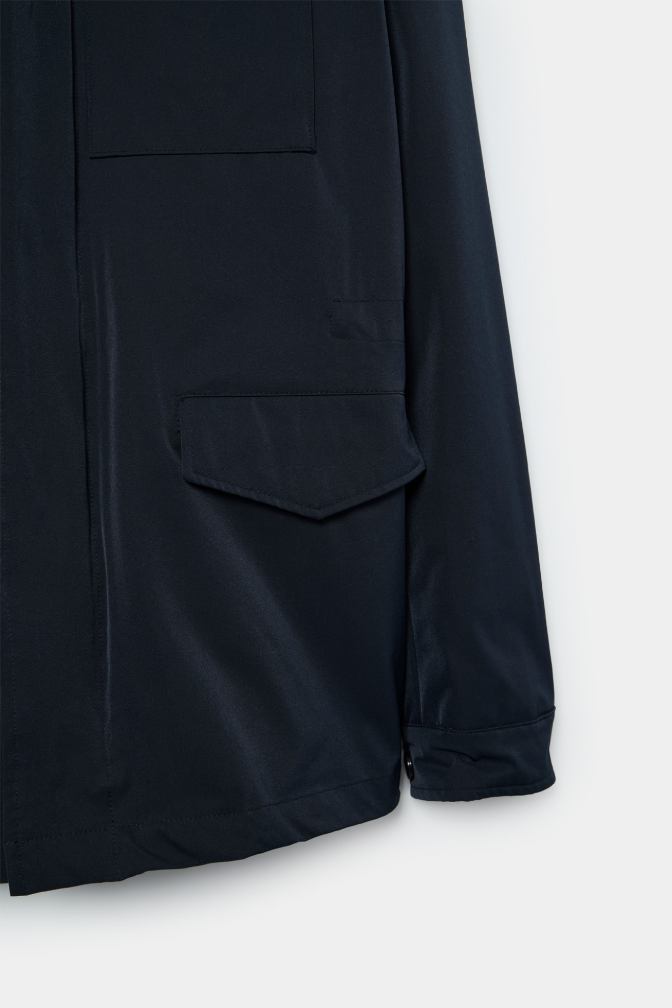 Chaqueta de corte regular con cremallera