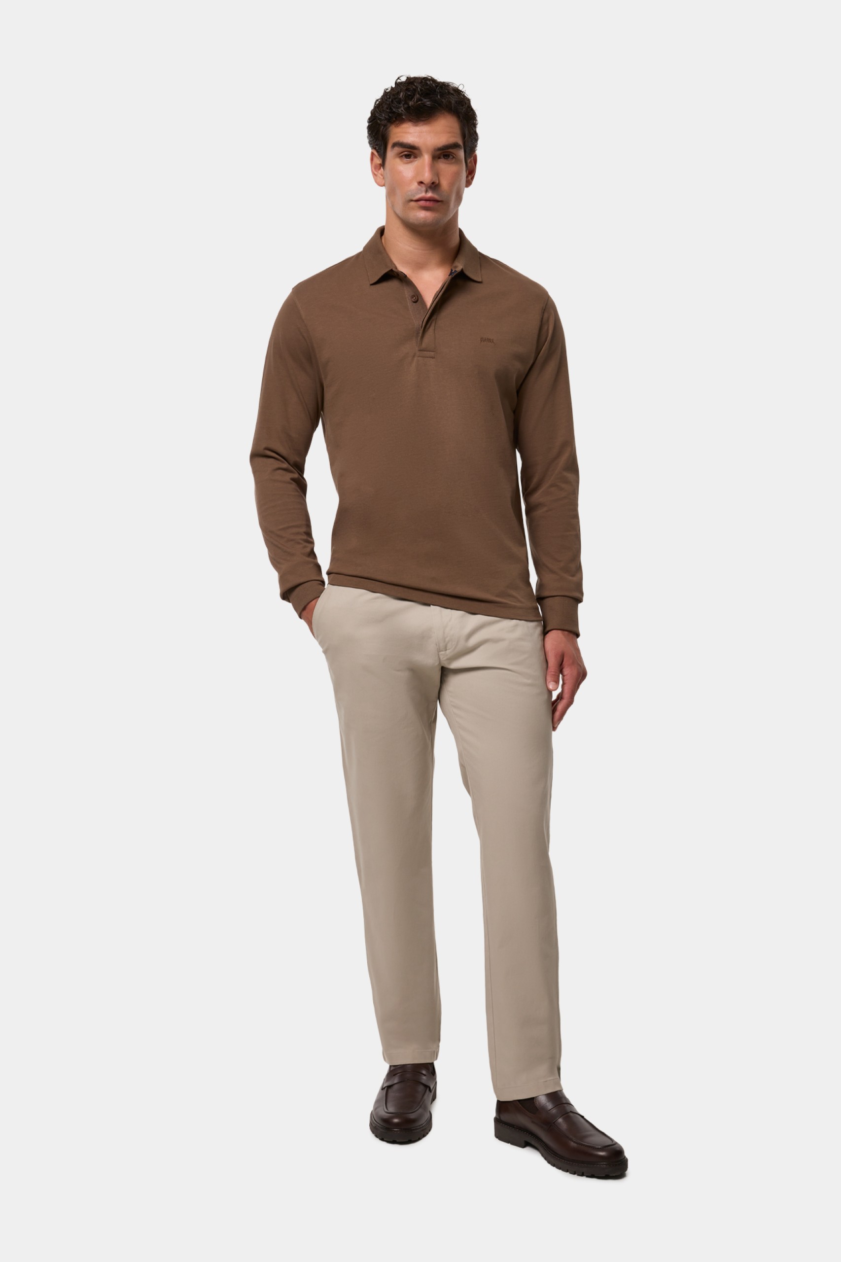 Polo de rugby de algodón