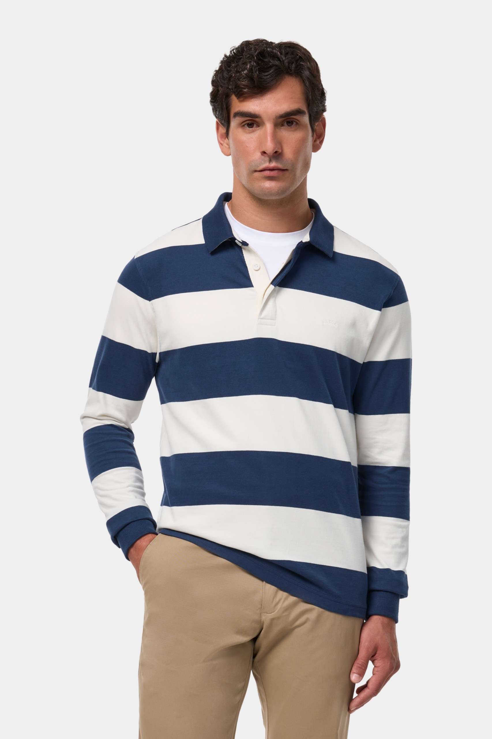 Polo de rugby de algodón