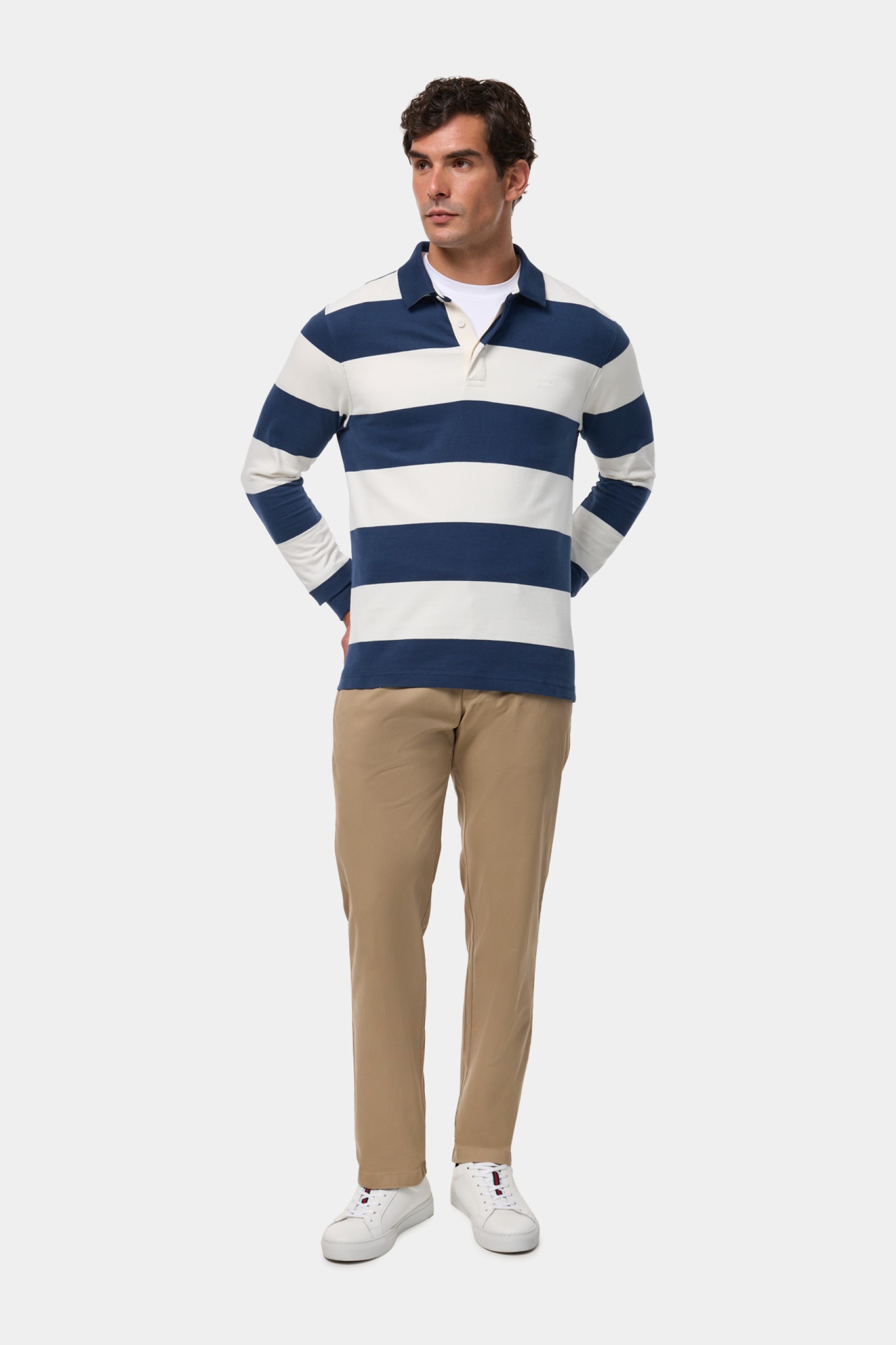 Polo de rugby de algodón