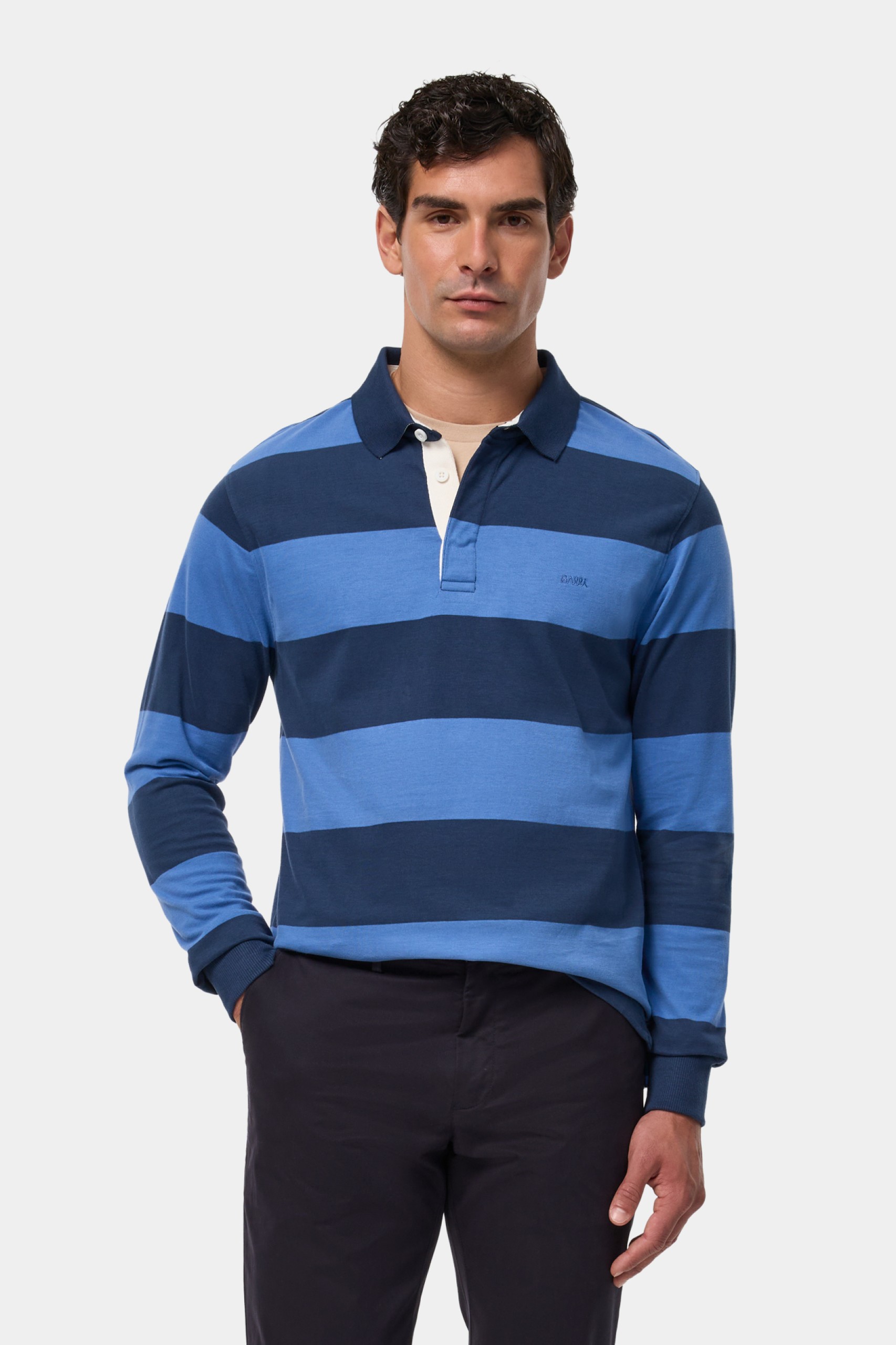 Polo de rugby de algodón
