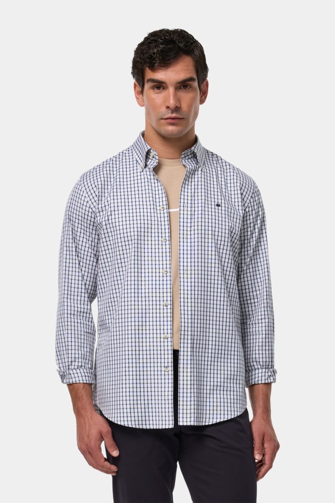 Camisa a cuadros slim fit