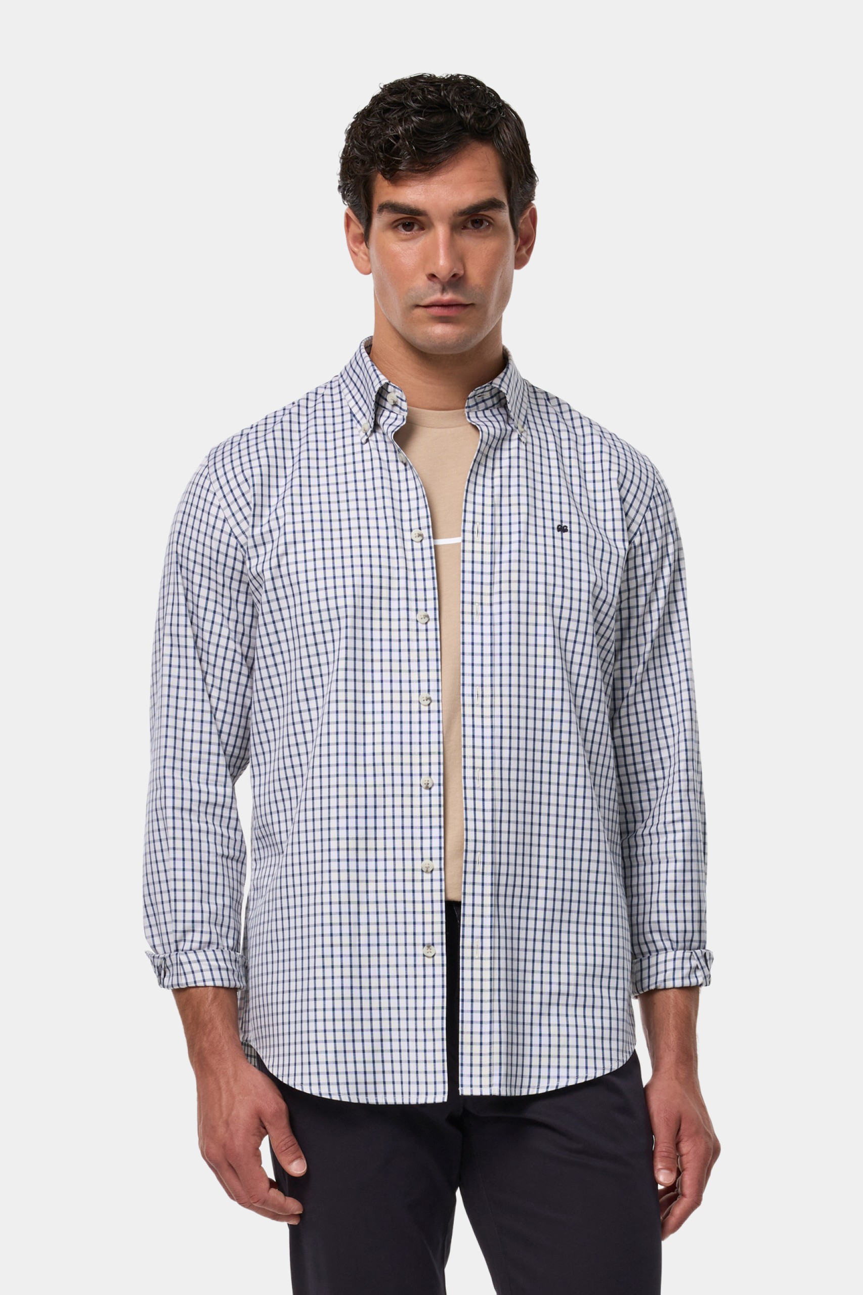 Camisa a cuadros slim fit
