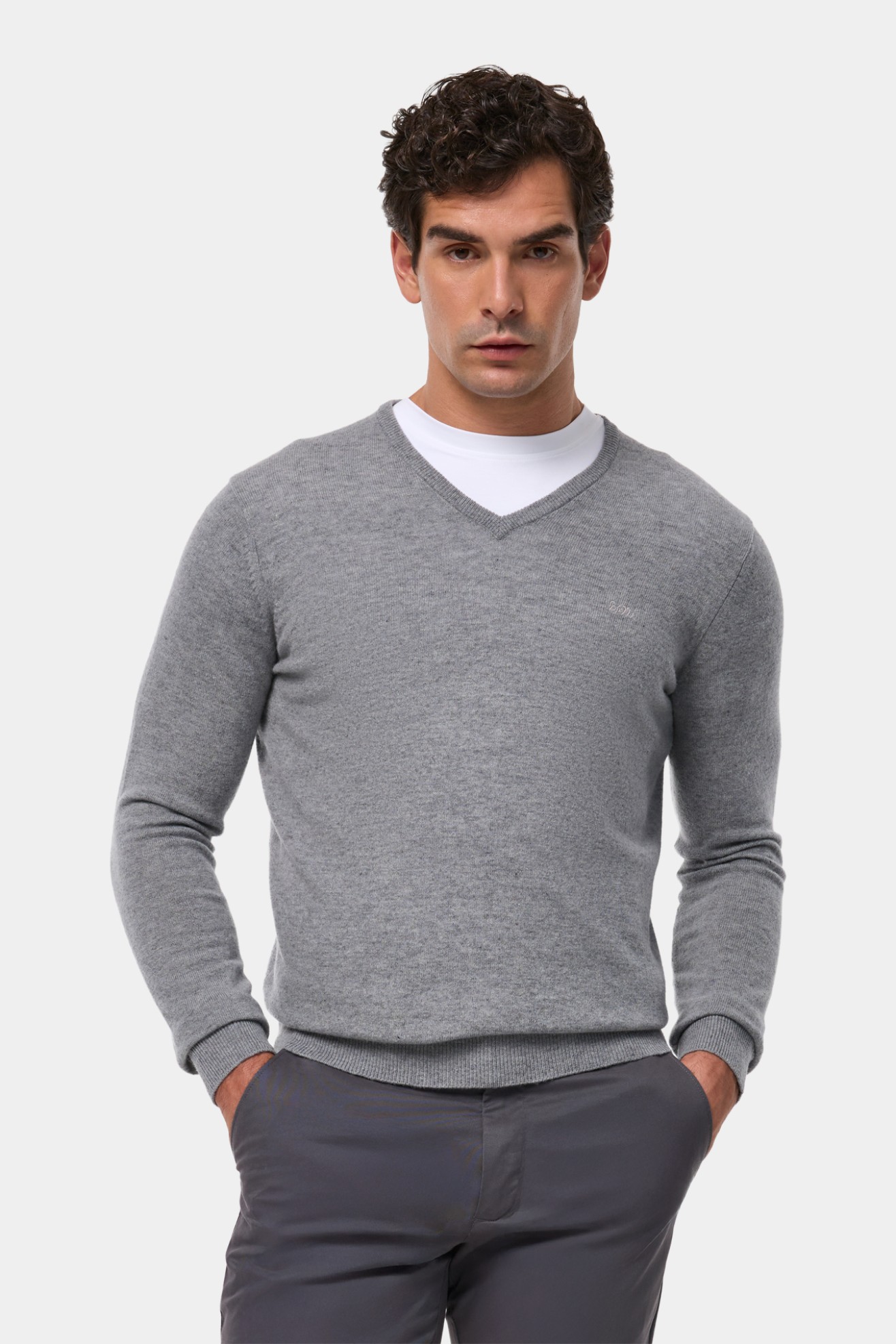 Camisola de malha em l