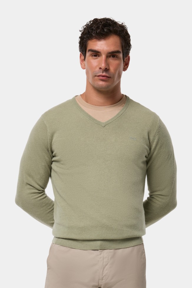 Camisola de malha em l