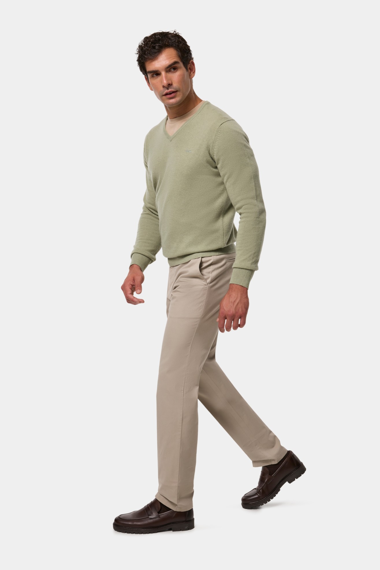 Camisola de malha em l