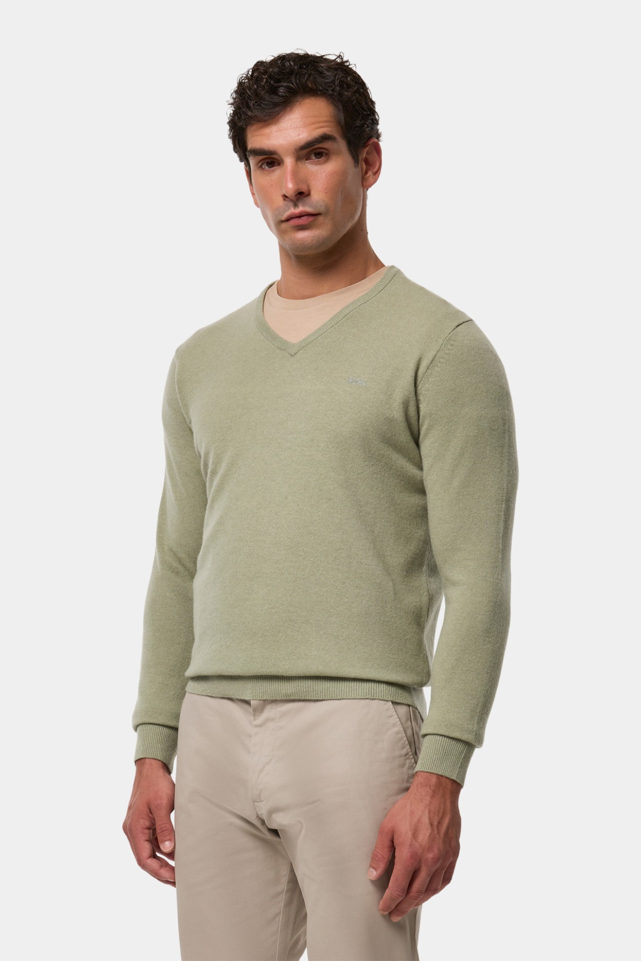 Camisola de malha em l