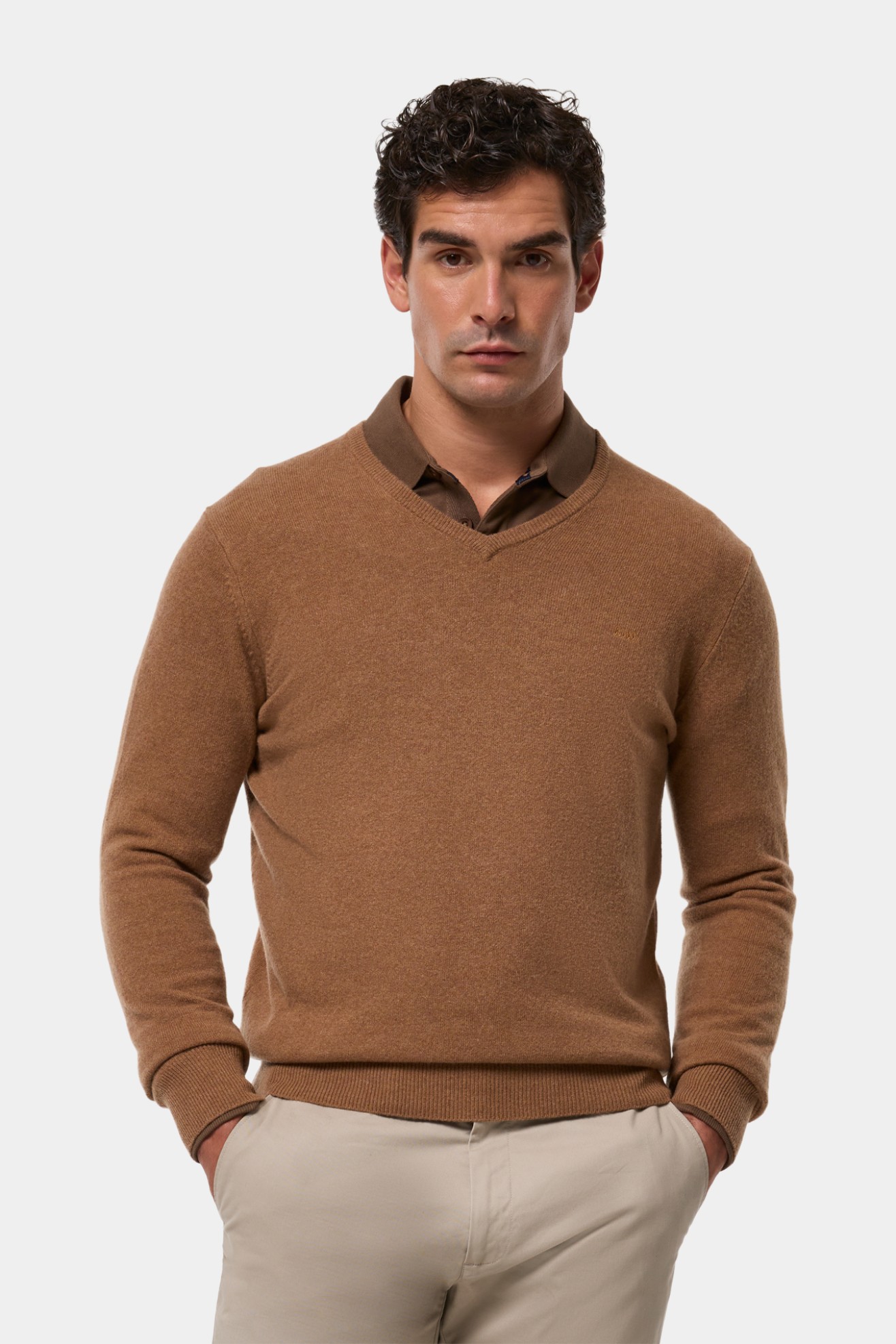 Camisola de malha em l