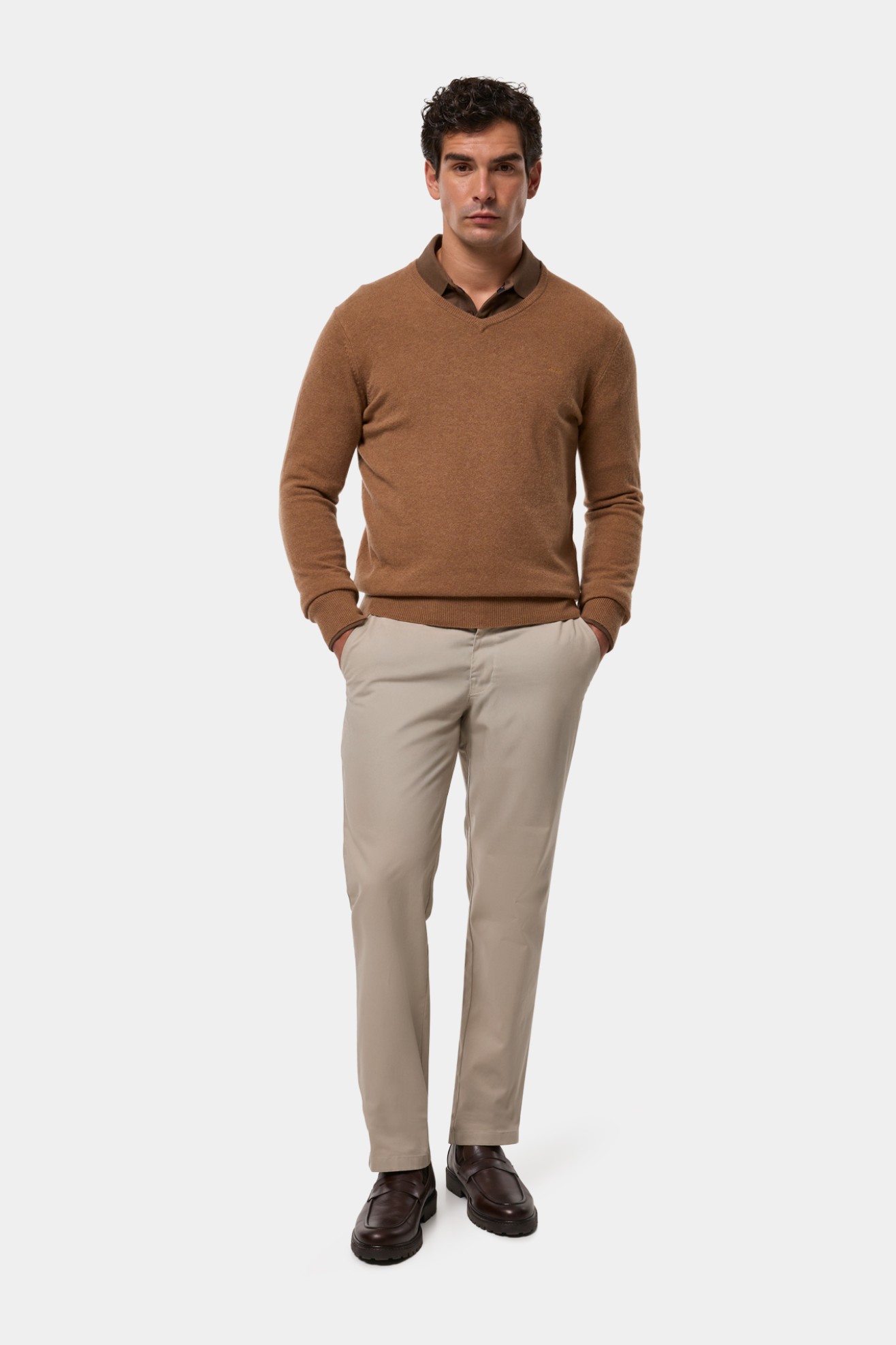 Camisola de malha em l