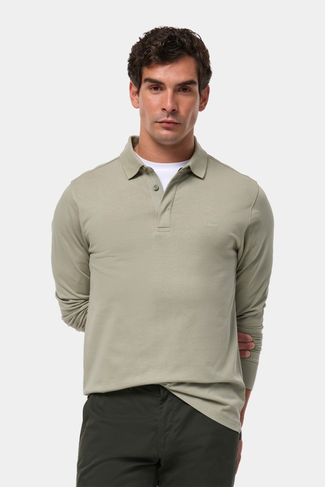 Polo de rugby de algodn