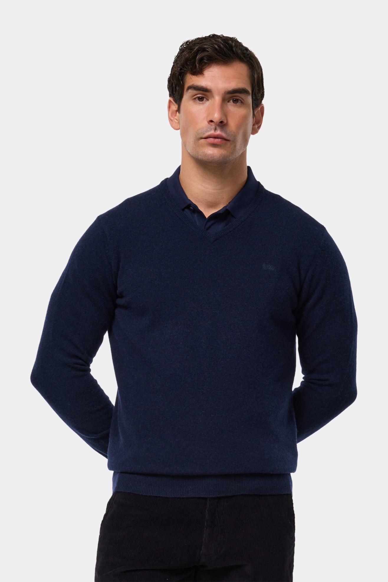 Camisola de malha em l