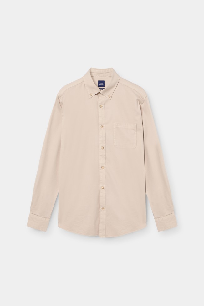 Camisa de algodn regular fit