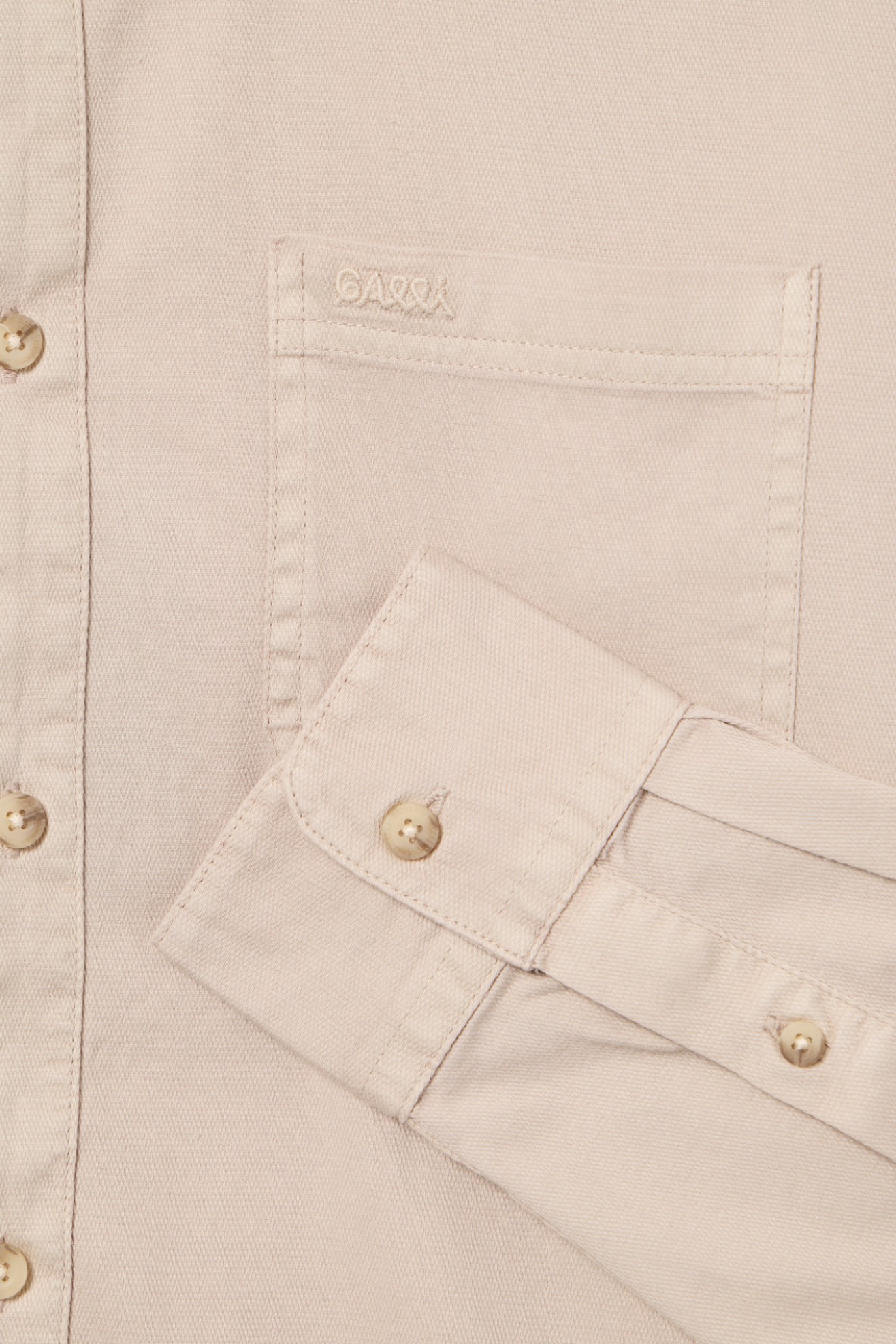 Camisa regular fit em algodo