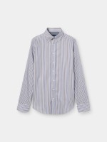 Camisa s riscas slim fit